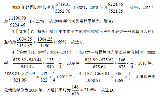 2021年行政职业能力测试每日一练（4.22）-资料分析